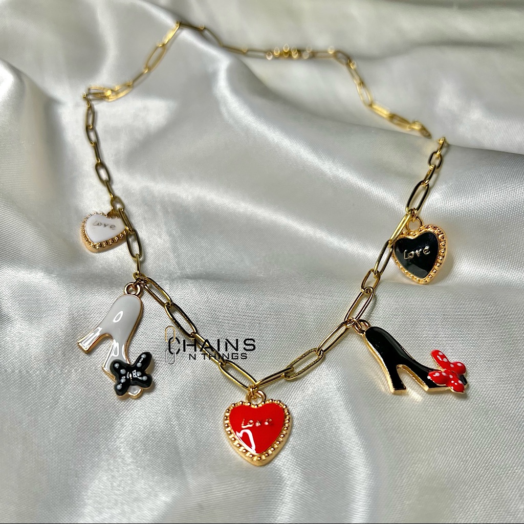Fashion Necklace Gold Stainless Steel Chain 16